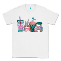 White nurse fuel coffee cups Classic Tee - AdoDesignShop