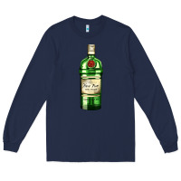 Navy have fun gin bottle Long Sleeve Tee - AdoDesignShop