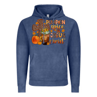Vintage Denim pumpkin spice and jesus christ Vintage Hoodie - Zillion Design Studio