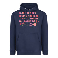 Navy roses are red Heavyweight Hoodie - MaliasSmallBusiness