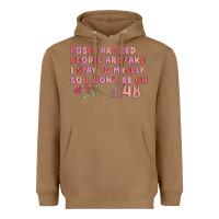 Toasted Coconut roses are red Heavyweight Hoodie - MaliasSmallBusiness