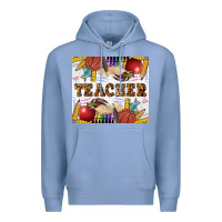 Colony Blue Western Teacher Tumbler Premium Hoodie - LillyAllenDesigns