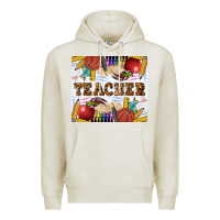 Oatmeal Heather Western Teacher Tumbler Premium Hoodie - LillyAllenDesigns