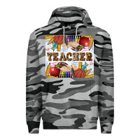 Slate Camo Western Teacher Tumbler Premium Hoodie - LillyAllenDesigns
