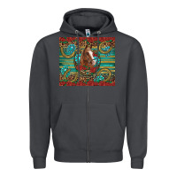Smoke western horse horseshoe roses gemstones glitter wooden Zipper Hoodie - Artiststas
