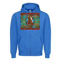 True Royal western horse horseshoe roses gemstones glitter wooden Zipper Hoodie - Artiststas