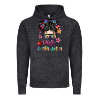 Vintage Black hello kindergarten Vintage Hoodie - texasbilliewilder