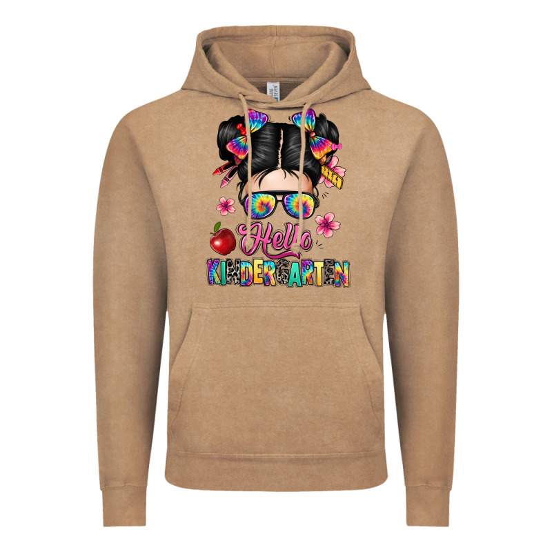 Hello Kindergarten Vintage Hoodie by texasbilliewilder | Teevron