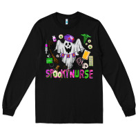 Black spooky nurse Long Sleeve Tee - AdoDesignShop
