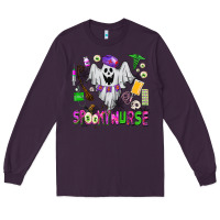 Plum spooky nurse Long Sleeve Tee - AdoDesignShop