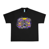 Black halloween rainbow Urban Heavy Tee - CowhideDigitalArt