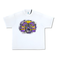 White halloween rainbow Urban Heavy Tee - CowhideDigitalArt