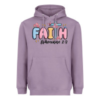Lavender faith ephesians 2 8 Heavyweight Hoodie - MaliasSmallBusiness