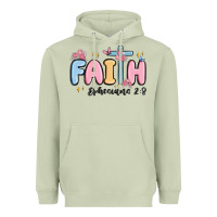 Matcha faith ephesians 2 8 Heavyweight Hoodie - MaliasSmallBusiness