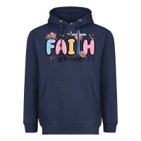Navy faith ephesians 2 8 Heavyweight Hoodie - MaliasSmallBusiness