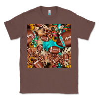 Chestnut football cactus sunflower seamless pattern Classic Tee - JahusDesignShop