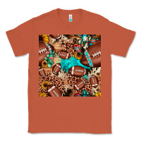 Copper football cactus sunflower seamless pattern Classic Tee - JahusDesignShop
