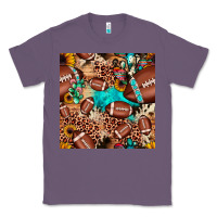 Lavender football cactus sunflower seamless pattern Classic Tee - JahusDesignShop