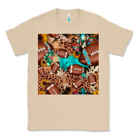 Mushroom football cactus sunflower seamless pattern Classic Tee - JahusDesignShop