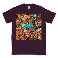 Plum football cactus sunflower seamless pattern Classic Tee - JahusDesignShop
