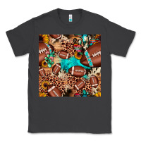 Smoke football cactus sunflower seamless pattern Classic Tee - JahusDesignShop