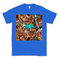 True Royal football cactus sunflower seamless pattern Classic Tee - JahusDesignShop