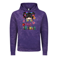 Cloud Purple hello preschool kid Vintage Hoodie - texasbilliewilder