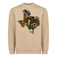 Mushroom christmas texas Heavyweight Sweatshirt - RanaPortraitStore
