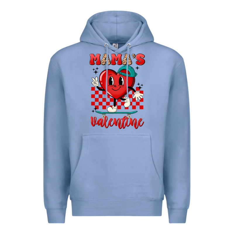 Skater Heart Valentines Day Art Premium Hoodie by LillyAllenDesigns | Teevron
