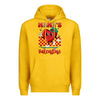 Lemon skater heart valentines day art Premium Hoodie - LillyAllenDesigns