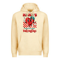 Pina Colada skater heart valentines day art Premium Hoodie - LillyAllenDesigns