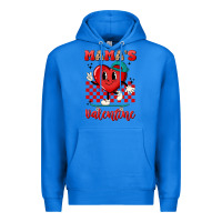 True Royal skater heart valentines day art Premium Hoodie - LillyAllenDesigns