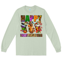 Matcha happy hallothanksmas Long Sleeve Tee - AdoDesignShop