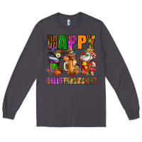 Smoke happy hallothanksmas Long Sleeve Tee - AdoDesignShop