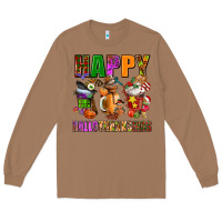 Toasted Coconut happy hallothanksmas Long Sleeve Tee - AdoDesignShop
