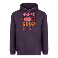 Plum happy looks good on you Heavyweight Hoodie - MaliasSmallBusiness