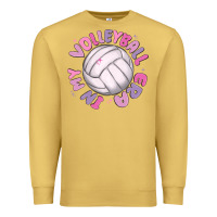Antique Gold in my volleyball era Premium Sweatshirt - MaliasSmallBusiness