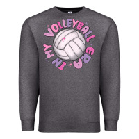 Charcoal Heather in my volleyball era Premium Sweatshirt - MaliasSmallBusiness