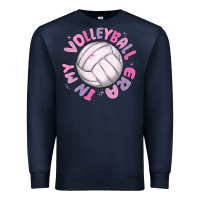 Navy in my volleyball era Premium Sweatshirt - MaliasSmallBusiness