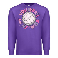 Purple in my volleyball era Premium Sweatshirt - MaliasSmallBusiness