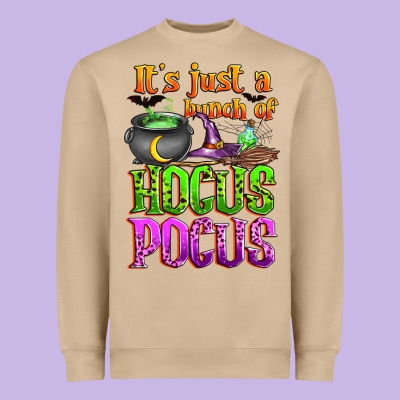 It's Just A Bunch Of Hocus Pocus Heavyweight Sweatshirt Designed By Zillion Design Studio