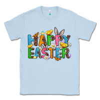 Dusty Blue happy easter Classic Tee - AdoDesignShop