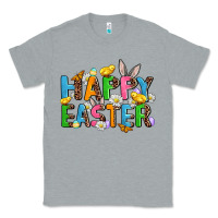 Heather Grey happy easter Classic Tee - AdoDesignShop