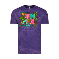 Cloud Purple summer vibes Vintage Tee - Zillion Design Studio