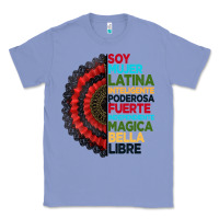 Colony Blue hispanic heritage month hand fan Classic Tee - BundleAndBundleShop