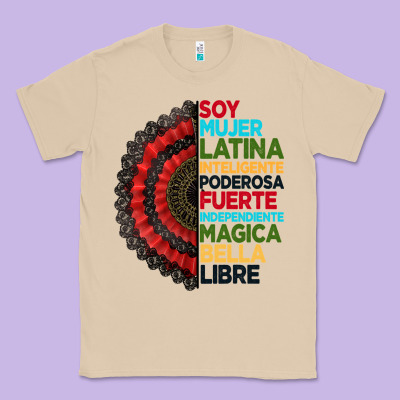 Hispanic Heritage Month Hand Fan Classic Tee Designed By Bundleandbundleshop