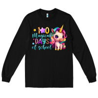 Black 100 magical days of school Long Sleeve Tee - Artiststas