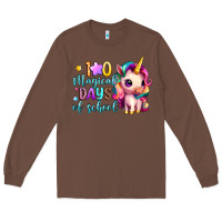 Chestnut 100 magical days of school Long Sleeve Tee - Artiststas
