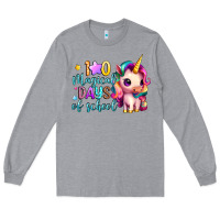 Heather Grey 100 magical days of school Long Sleeve Tee - Artiststas