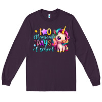 Plum 100 magical days of school Long Sleeve Tee - Artiststas